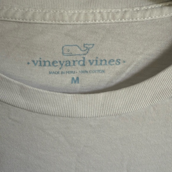 Men’s M White Vineyard Vines Graphic Print Lightweight Long Sleeve Shirt - Picture 5 of 6